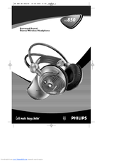 Philips STEREO WIRELESS HEADPHONE HC850 User Manual