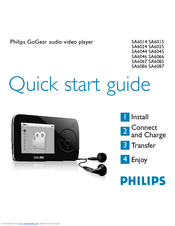 Philips GoGear SA6087/37 Quick Start Manual