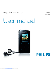 Philips GoGear SA9100 User Manual