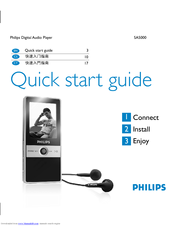 Philips SA5000 Quick Start Manual