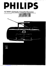 Philips AZ 8540 User Manual