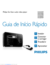 Philips GO GEAR SA5225BT Guía De Inicio Rápido
