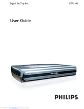 Philips DTR 100 User Manual