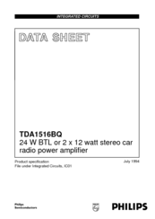 Philips TDA1516BQ Datasheet
