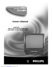 Philips CDV19BPH99 Owner's Manual