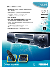 Philips VR850 Specifications