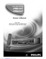 Philips VRB665AT99 Owner's Manual