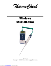 Escort Thermo Check for Windows 1.6 User Manual
