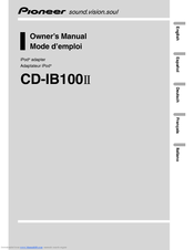 Pioneer CD-IB100 II Owner's Manual