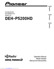 Pioneer DEH-P5200HD Operation Manual