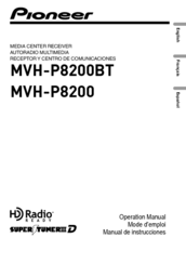 Pioneer Super Tuner IIID MVH-P8200BT Operation Manual