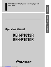 Pioneer KEH-P1013R Operation Manual