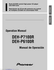 Pioneer DEH-P6100R Operation Manual