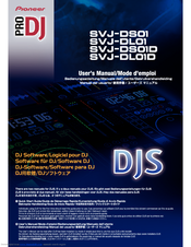 Pioneer SVJ-DL01 Pro DJ Software Manual