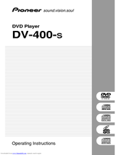 Pioneer DV-400-S Operating Instructions Manual