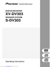 Pioneer XV-DV303 Operating Instructions Manual