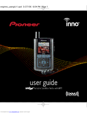Pioneer GEXINNO1 - Inno 1 GB XM Radio Tuner User Manual