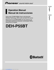 Pioneer DEH-P55BT Operation Manual