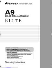 Pioneer A9 Operating Instructions Manual