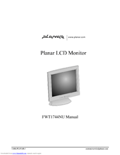 Planar FWT1744NU User Manual