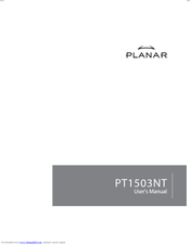 Planar PT1503NT User Manual