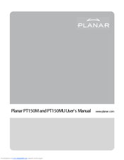 Planar PT150M-MU - User Manual