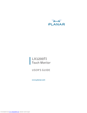 Planar LX1200TR User Manual