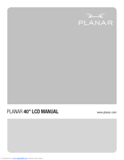 Planar LC40 Owner's Manual