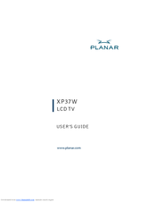 Planar XP37W User Manual