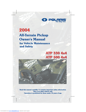 Polaris ATP 330 4x4 2004 Owner's Manual