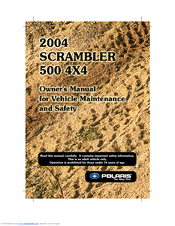 Polaris Scrambler 500 4x4 2004 Owner's Manual