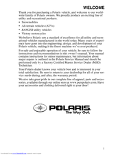 Polaris 2008 Sportsman 800 EFI Owner's Manual