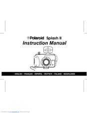 Polaroid Splash II Instruction Manual