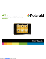 Polaroid PMP350-4 User Manual