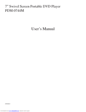 Polaroid PDM-0744M User Manual