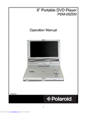 Polaroid PDM-0825M Operation Manual