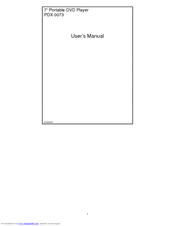 Polaroid PDX-0073 User Manual