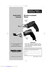 Porter-Cable 6604-CA Instruction Manual