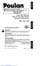 Poulan Pro 530088310 Instruction Manual