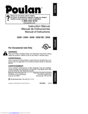 Poulan Pro 2003-06 Instruction Manual
