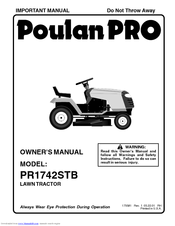 Poulan Pro 175581 Owner's Manual