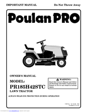 Poulan Pro 175718 Owner's Manual