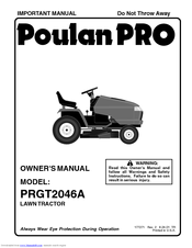 Poulan Pro 177271 Owner's Manual