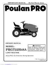 Poulan Pro 177925 Owner's Manual