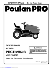 Poulan Pro PRGT22H50B Owner's Manual