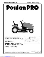 Poulan Pro 179075 Important Manual