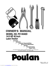 Poulan Pro PC14542D Owner's Manual
