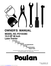 Poulan Pro PO15538C Owner's Manual