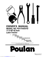 Poulan Pro 192087 Owner's Manual