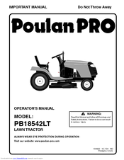 Poulan Pro 194632 Operator's Manual